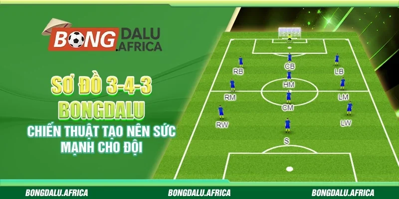 Sơ Đồ 3-4-3 Bongdalu – Chiến Thuật Tạo Nên Sức Mạnh Cho Đội