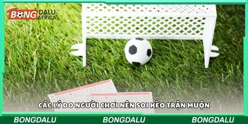 Các lý do người chơi nên soi kèo trận muộn