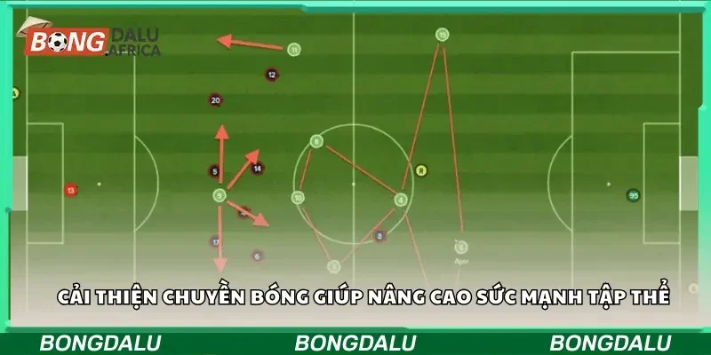 Cải thiện chuyền bóng giúp nâng cao sức mạnh tập thể 