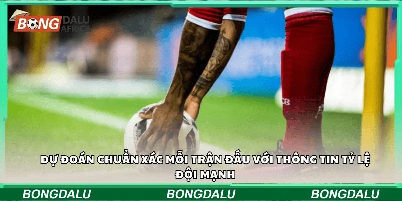 Dự đoán chuẩn xác mỗi trận đấu với thông tin tỷ lệ đội mạnh