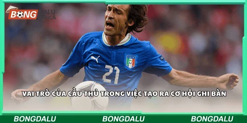 Vai trò của cầu thủ trong việc tạo ra cơ hội ghi bàn