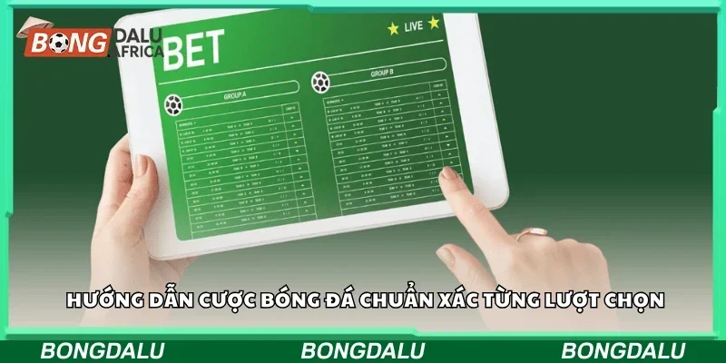 Hướng dẫn cược bóng đá chuẩn xác từng lượt chọn