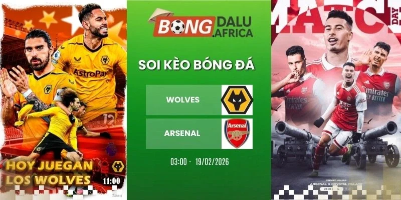 tỷ lệ kèo Wolverhampton Wanderers vs Arsenal - NHA, 18/02/2026