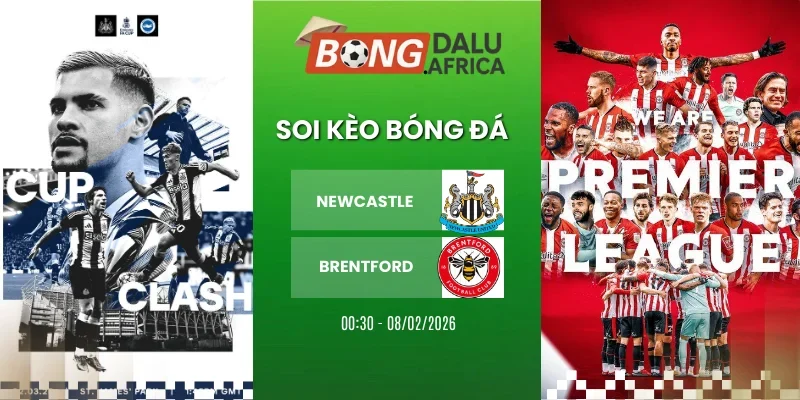 Kèo Nhà Cái Newcastle Vs Brentford Hôm Nay Ngày 08/02/2026 - Ngoại Hạng Anh
