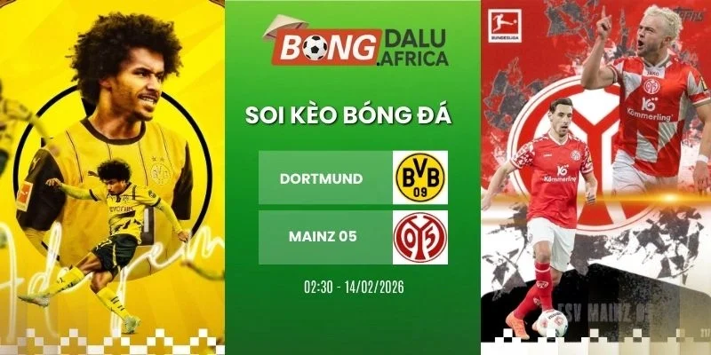 soi kèo nhà cái Dortmund vs Mainz 05 - Bundesliga, 14/02/2026