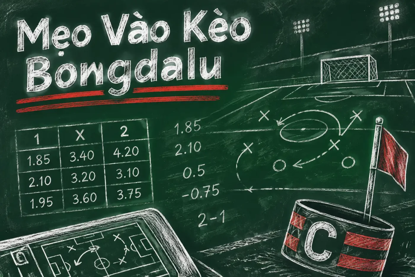 Mẹo vào kèo Bongdalu